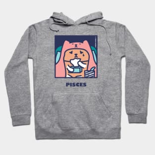 Quarantine Cat Zodiac Signs: Pisces cat Hoodie